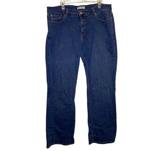 Levis women’s plus size 24 long perfectly shaping 512 high rise boot cut jeans